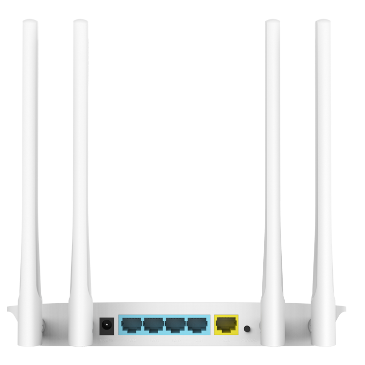 Wholesale Wireless Router 1200Mbps Frequency 2.4G/5G 11AC 1 WAN 4 LAN Port Indoore Wireless Network Router